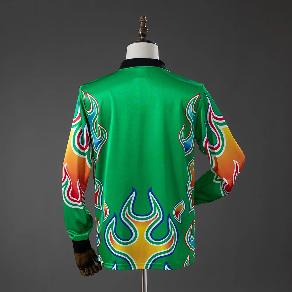 Japan 1998 Retro Japan Goalkeeper Long Sleeve Football Jersey 1998 — 2