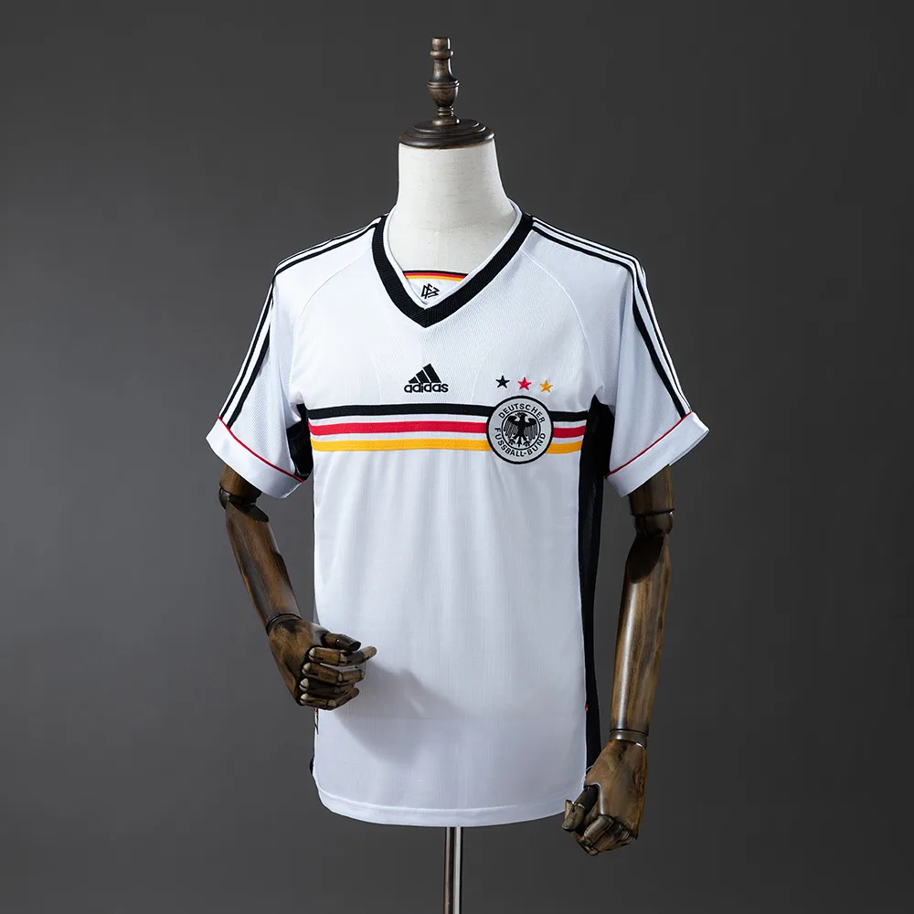 Germany 1998 Retro Germany Local Camiseta de fútbol Camiseta de fútbol 1998
