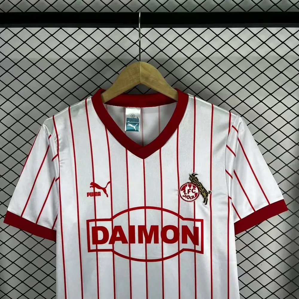 FC Köln 1986/1987 Retro FC Köln Home Football Jersey 1986/1987 — 3