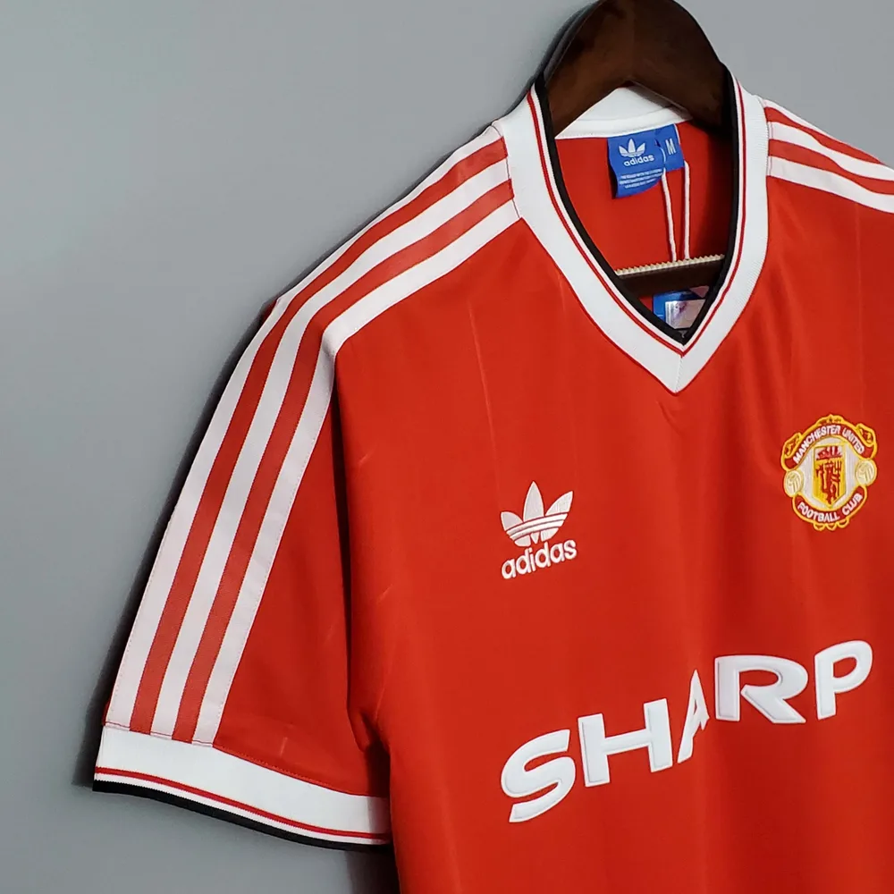 Manchester United 1983/1984 Retro Manchester United Home Football Shirt 1983/1984 — 5