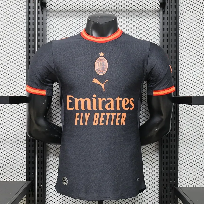AC Milan 2026/2027 Versión jugador AC Milan Tercera Visitante Camiseta de fútbol 2026/27