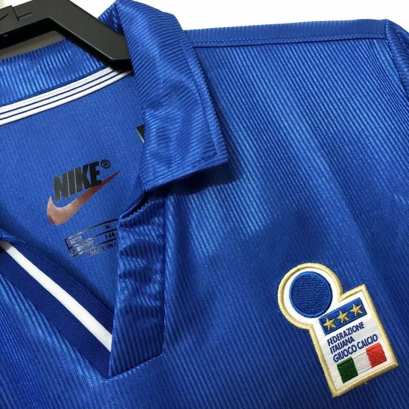 Italy 1998 Retro Italy Home Soccer Shirt 1998 — 3