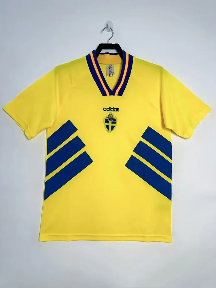 Sweden 1994 Retro Sweden Local Camiseta de fútbol 1994