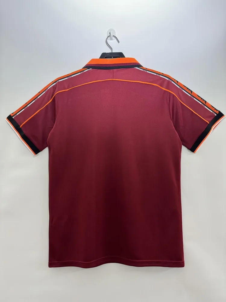 AS Roma 1998-1999 Retro Roma Home Soccer Jersey 1998/1999 — 2