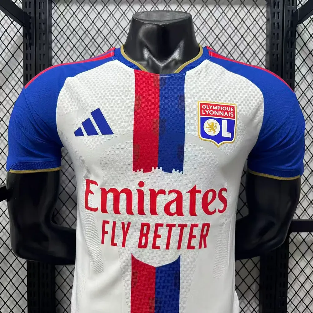 Lyonnais 2026/2027 Versión jugador Lyon Local Camiseta de fútbol 2026/27 — 5