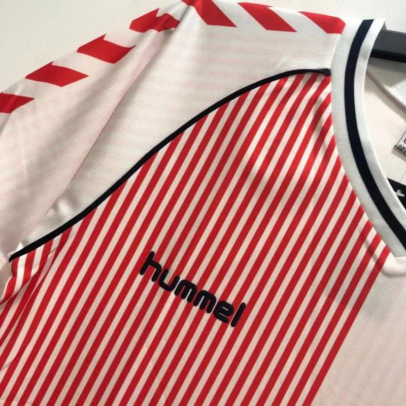 Denmark 1986 Retro Denmark National Team Visitante Camiseta de fútbol 1986 — 4
