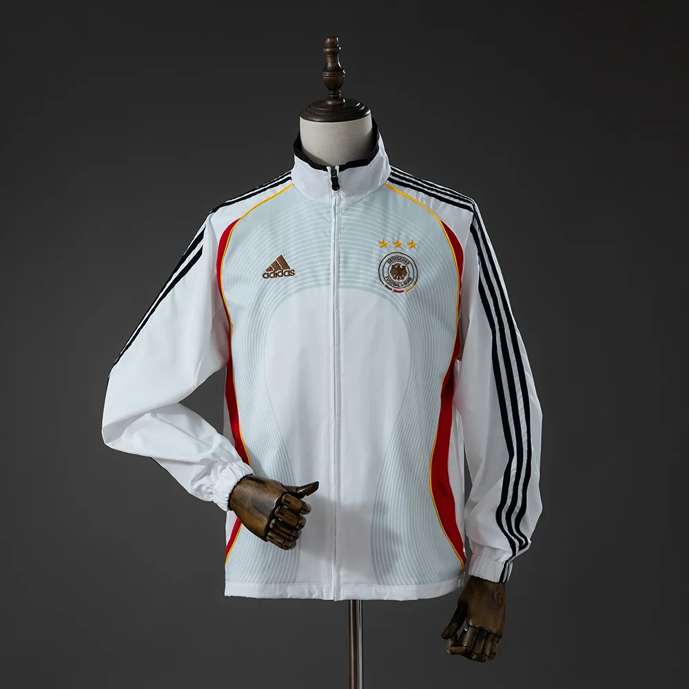 Germany 2025/2026 Germany Chaqueta Retro Windbreaker-blue stripes 2025/2026