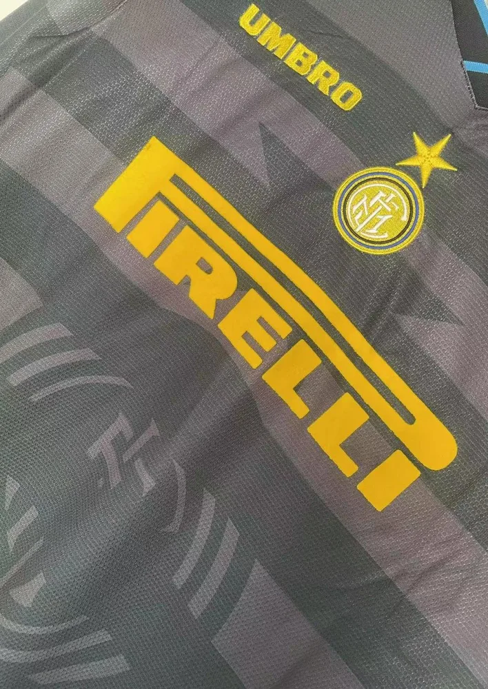 Inter Milan 1997/1998 Retro Long Sleeve Inter Milan Third Away Football Jersey 1997/1998 — 7