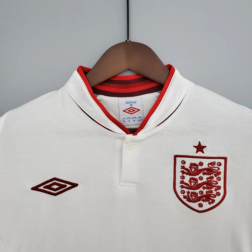 England 2012 Retro England Local Camiseta de fútbol 2012 — 3