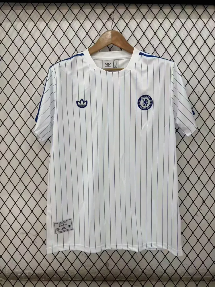 Chelsea 2025/2026 Retro Chelsea White Camiseta de fútbol 2025/2026