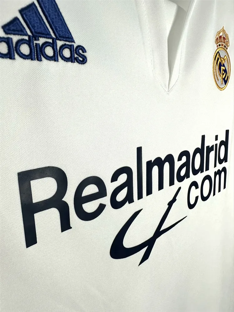 Real Madrid 2001/2002 Retro Real Madrid Local Camiseta de fútbol 2001/2002 — 5