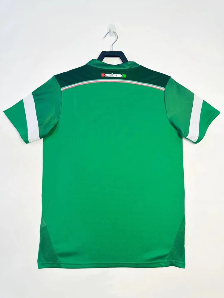 Mexico 2014 Retro Mexico Home Soccer Jersey 2014 — 2