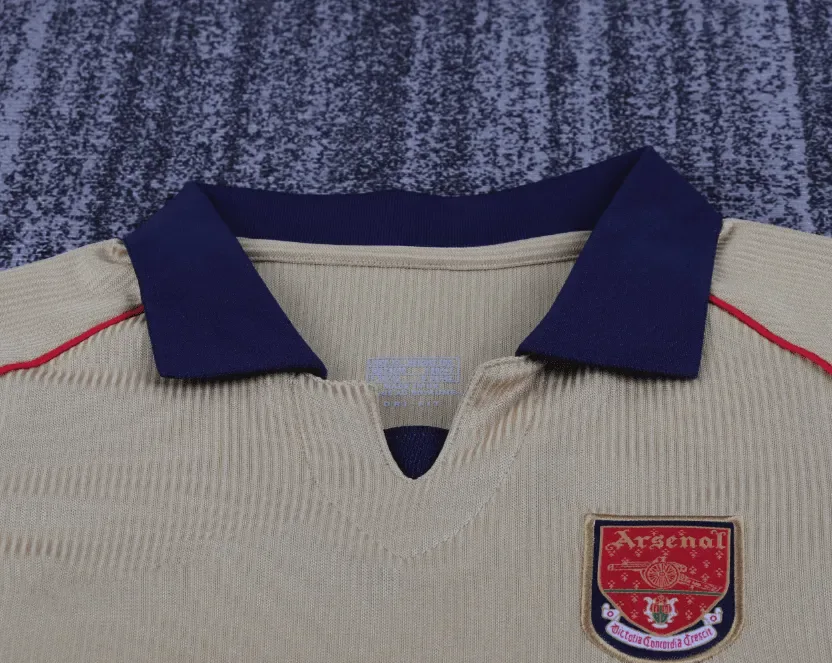 Arsenal 2001-2002 Retro Arsenal Visitante Camiseta de fútbol Talla infantil 2001/2002 — 3