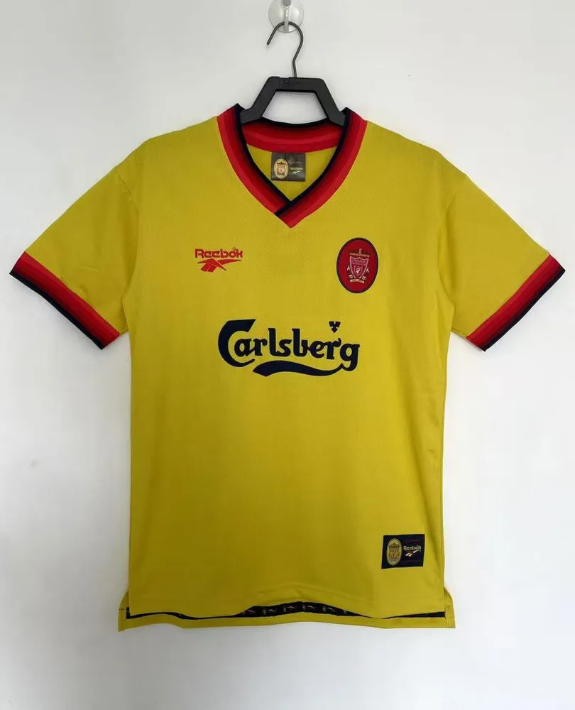 Liverpool 1997/1998 Retro Liverpool Visitante Camiseta de fútbol 1997/1998