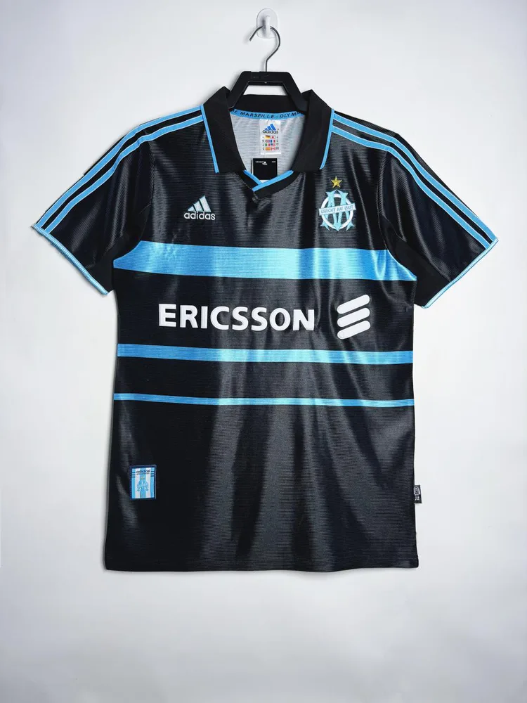 Marseille 1999-2000 Retro Olympique de Marseille Tercera Visitante Camiseta de fútbol 1999/2000