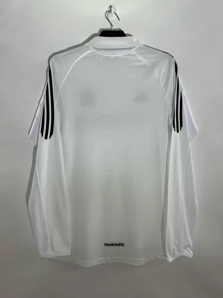 Real Madrid 2005/2006 Retro Long Sleeve Real Madrid Home Soccer Jersey 2005/2006 — 2